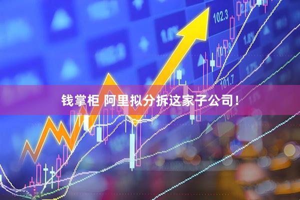 钱掌柜 阿里拟分拆这家子公司！